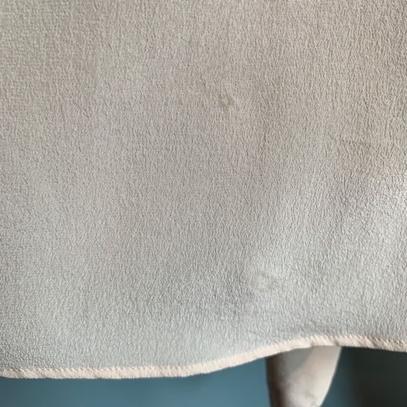 FAITH CONNEXION Women's S Crepe Silk Pink Quartz Shirt Skirt Asymmetrical Snap - Picture 11 of 11